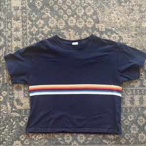 Navy Blue and Rainbow t-shirt!